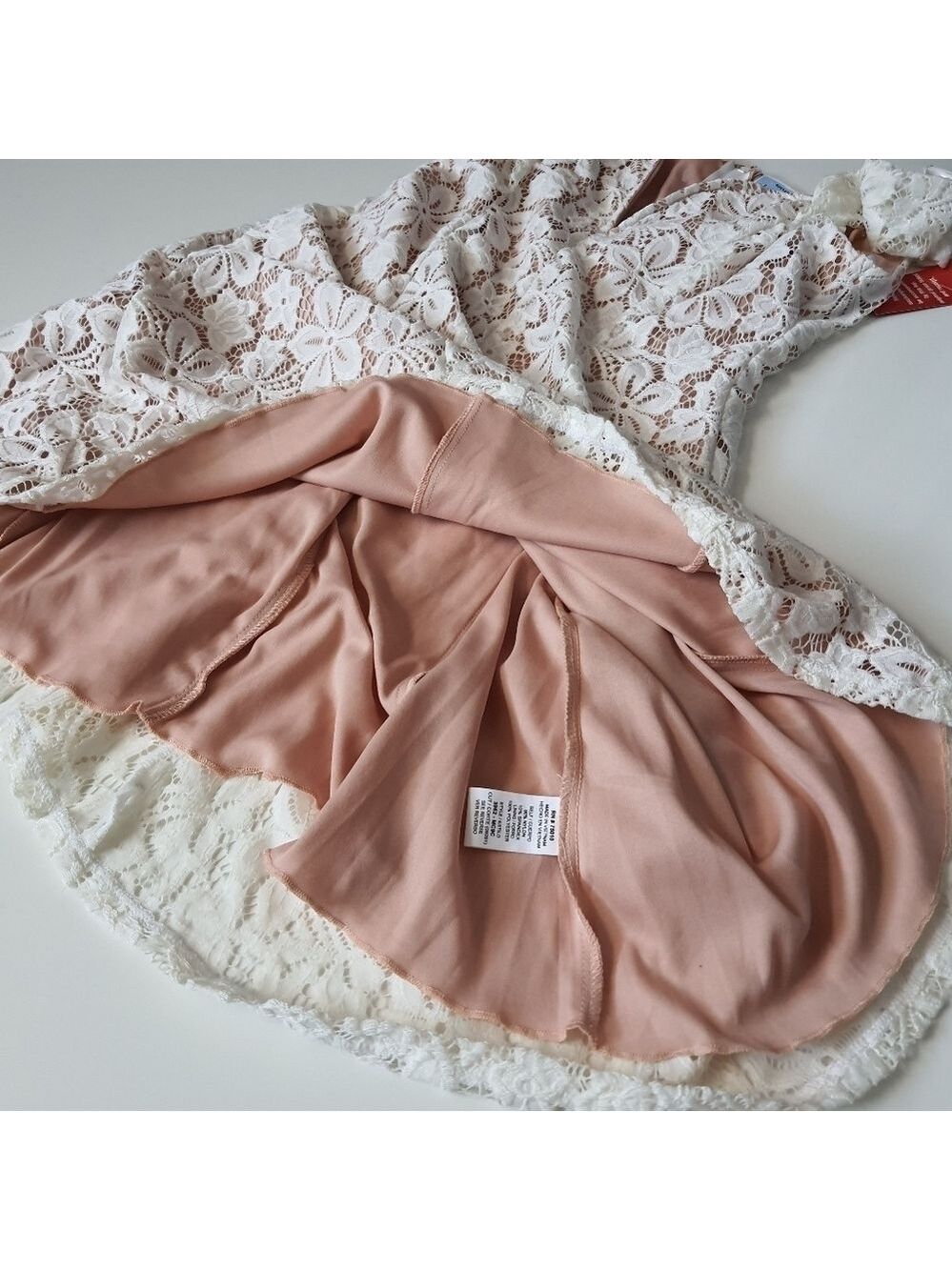 City Triangles Cream Lace Mini Dress - Picture 16 of 16